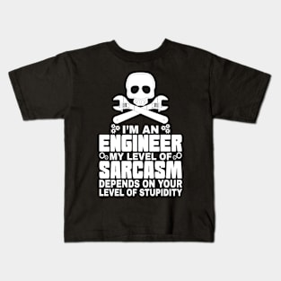 Enineer Sarcasm Kids T-Shirt